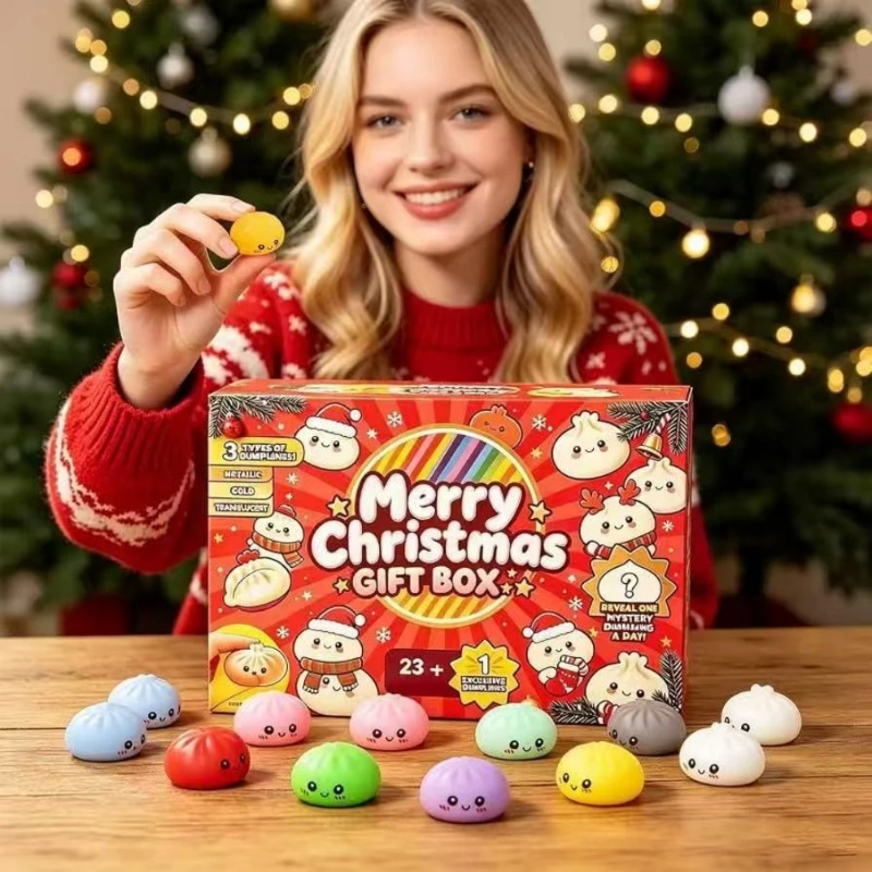 Party Games Music - Calendario dell'Avvento Natalizio con 24 Ornamenti