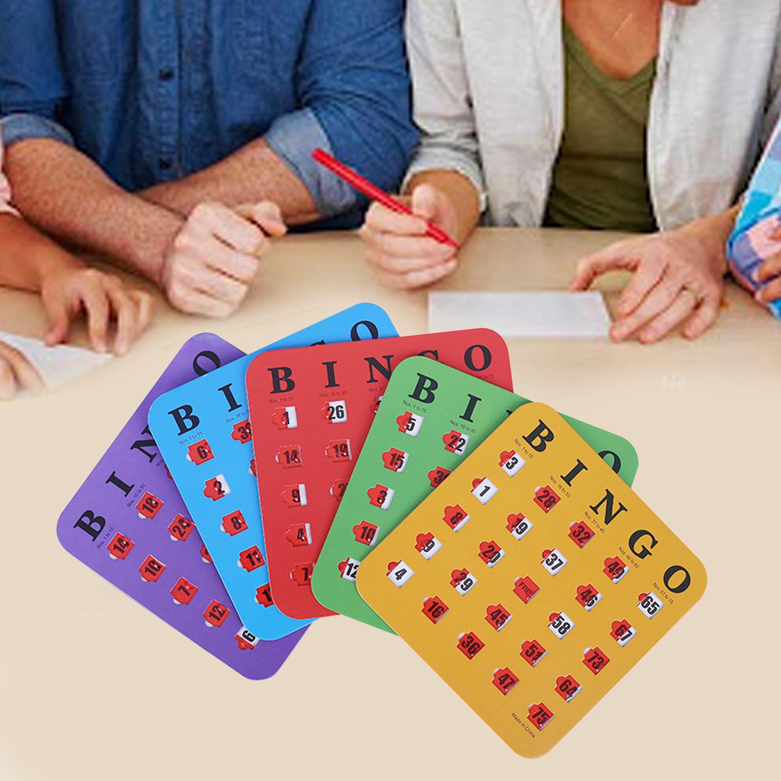 Party Games For Large Groups - 5 Pezzi Carte da Gioco Bingo