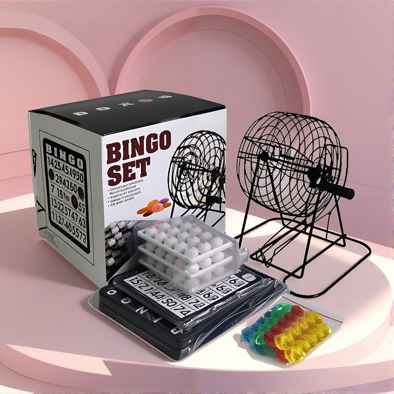 Party Games For Large Groups - Set da gioco Bingo in acciaio,
