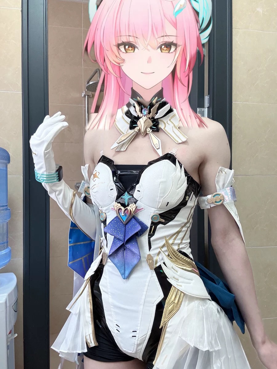 Party Games Girls - Aemeath Wuthering Waves Costume Cosplay Parrucca