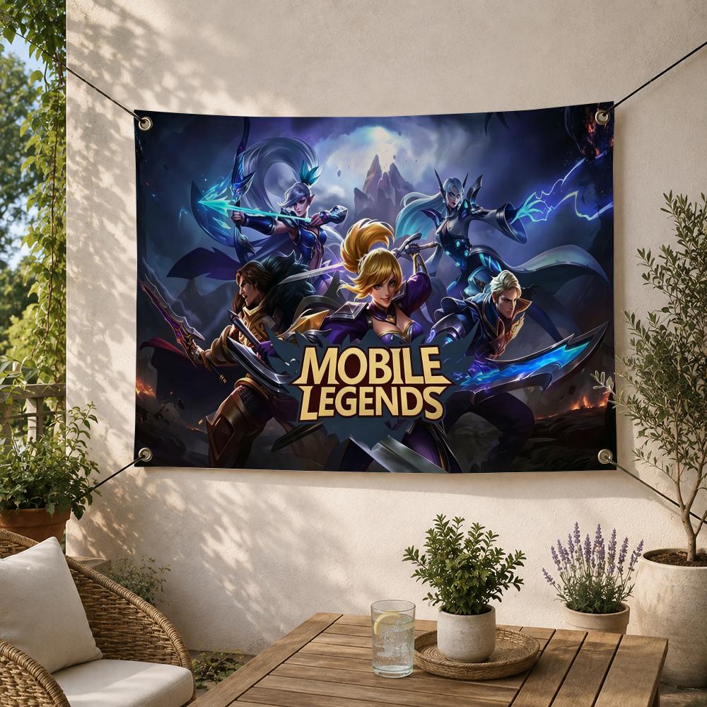 Party Games Mobile - Bandiera decorativa a tema MOBA M-Mobile