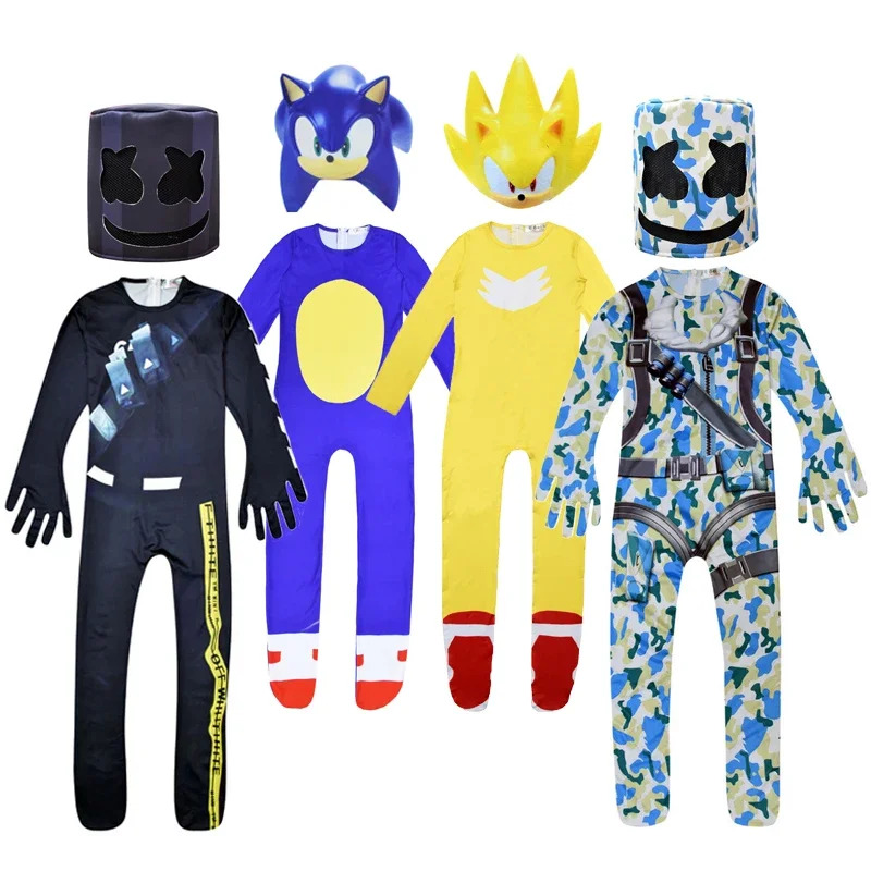 Party Games Music - 2026 Halloween Ragazzi Marshmello DJ Maschera