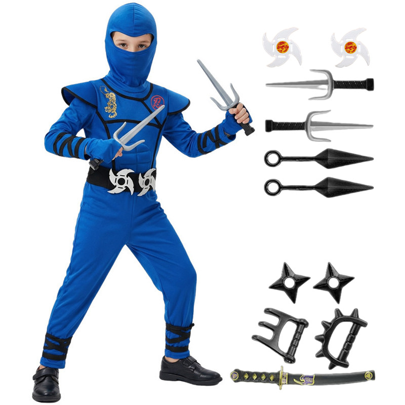 Costume da ninja nero e blu pe - Party Games Girls recensione e prezzo