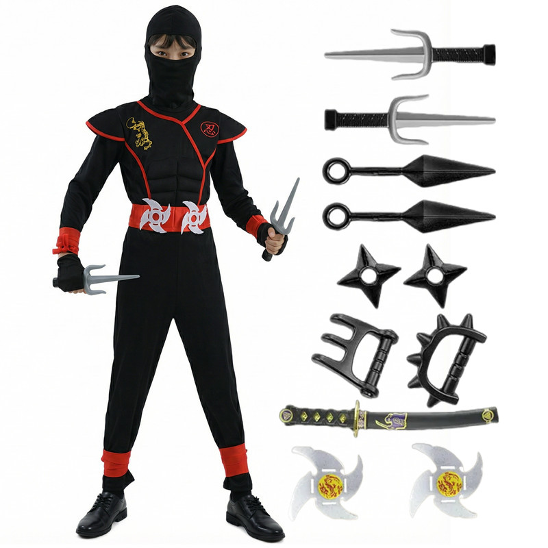 Costume da ninja nero e blu pe - Party Games Girls recensione e prezzo
