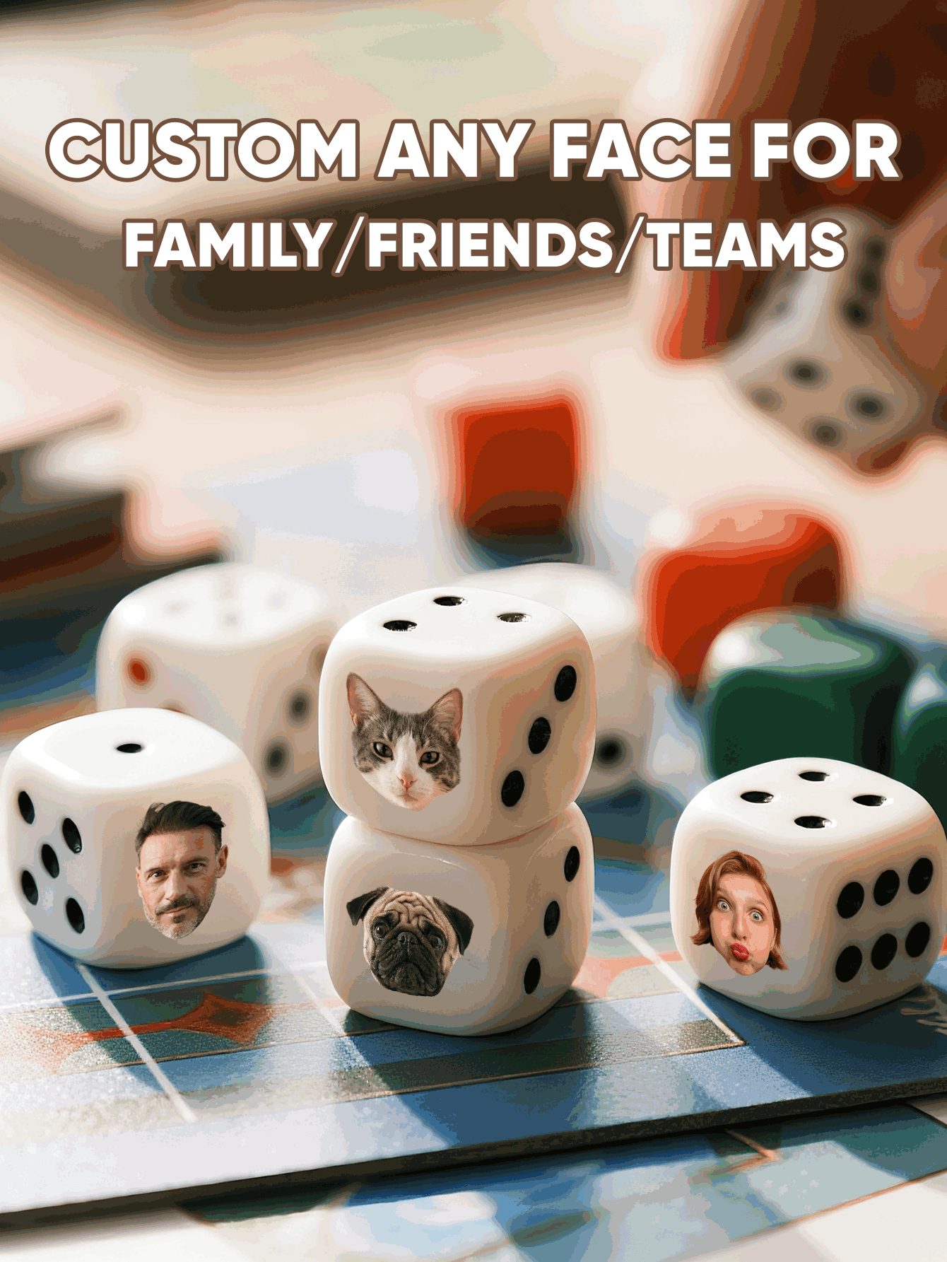 Dadi Personalizzati con Volti, - Party Games Engagement recensione e prezzo