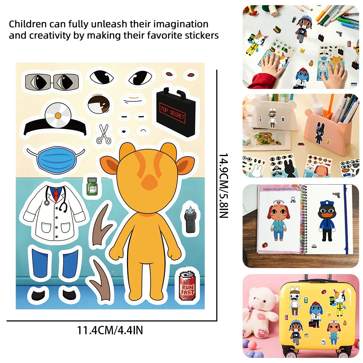 Set da 8 pezzi di adesivi puzz - Party Games Good recensione e prezzo