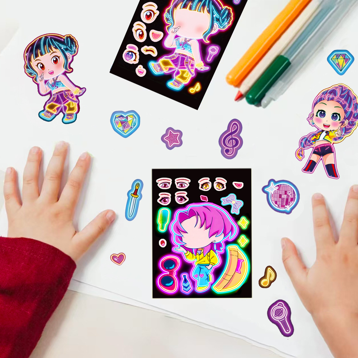 8 Pezzi Adesivi Divertenti per - Party Games Music recensione e prezzo