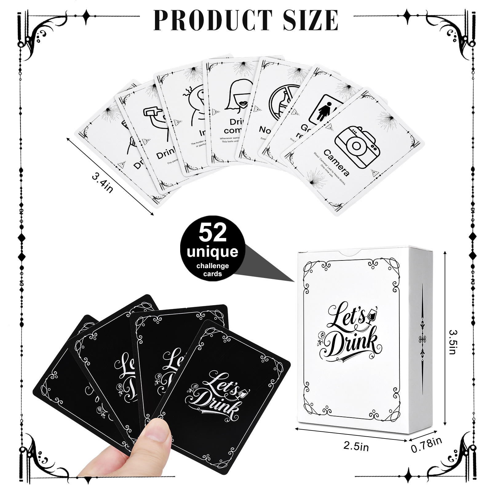 Carte da gioco per adulti – 52 - Party Games Adults Drinking recensione e prezzo