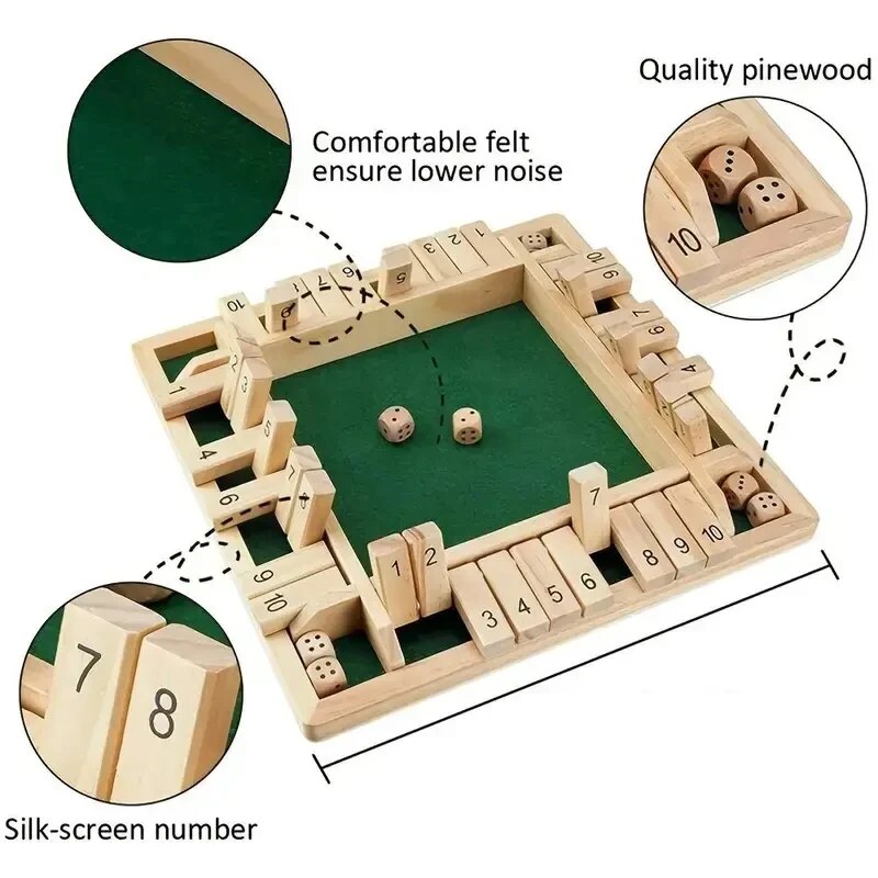 Deluxe a quattro lati con 10 n - Party Games Adults Drinking recensione e prezzo